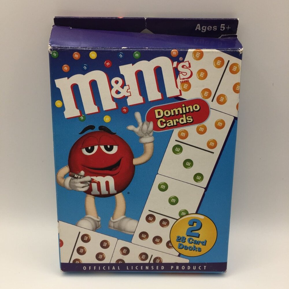 RoseArt M&Ms Domino Cards Set 2 Packs of 28 Cards Official Licensed Product Game